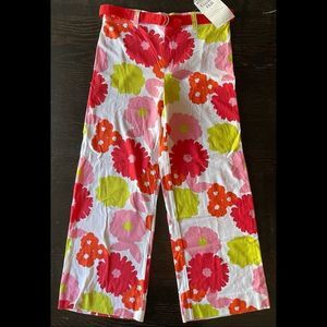 Garnet Hill Green Cotton Girls NWT Pants, size 12